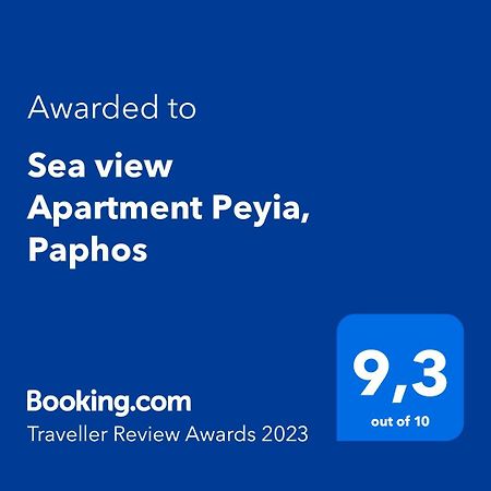 Sea View Apartment Peyia, Paphos Exteriér fotografie